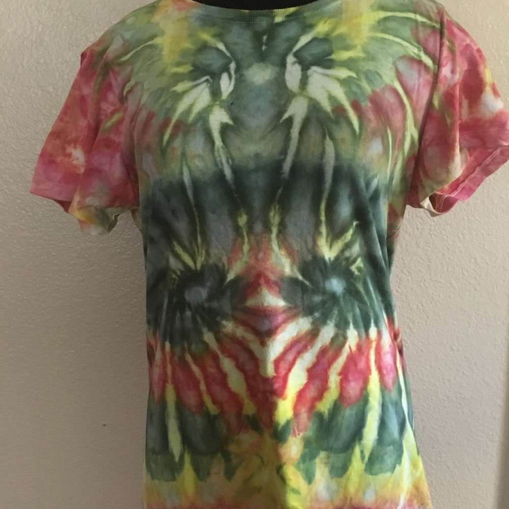 Tie Dyed  Fitted Tee